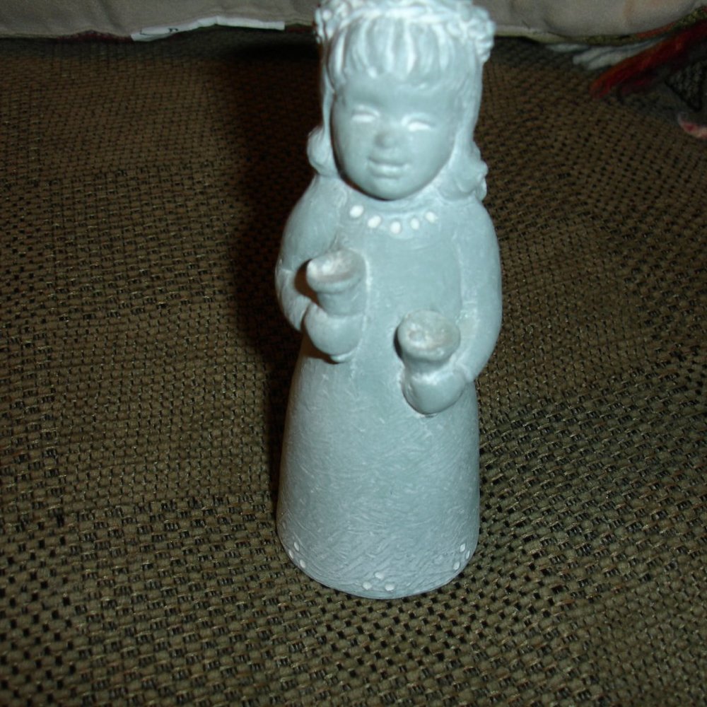 Isabel Bloom Angel - Angel  Holding Bells - Decorative Angel - Signed 2005
